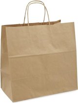 Set tassen Kraft Bruin Papier Recyclebaar (29 x 17 x 29 cm) (250 pcs)