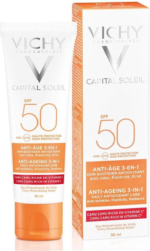 Vichy Capital Soleil – Zonnebrand – Anti age – SPF 50 – 50 ml