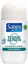 Deodorant Roller Zero% Extra-control Sanex (50 ml)