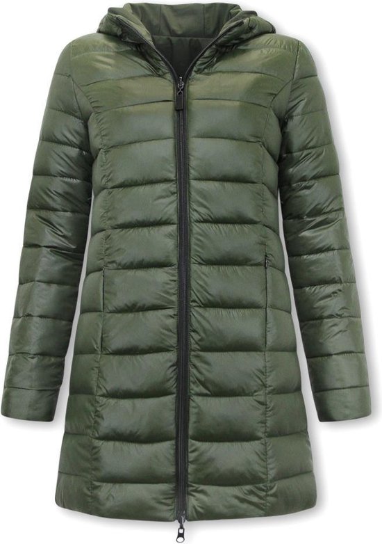 Winterjas Vrouwen Korte Puffer Jas Met Zakken Donsjack Verdikte Gewatteerde Jas Effen Jas Warme Casual Winterjas Donsjack Outdoor Jas For Vrouwen (Color : Khaki, Size : S