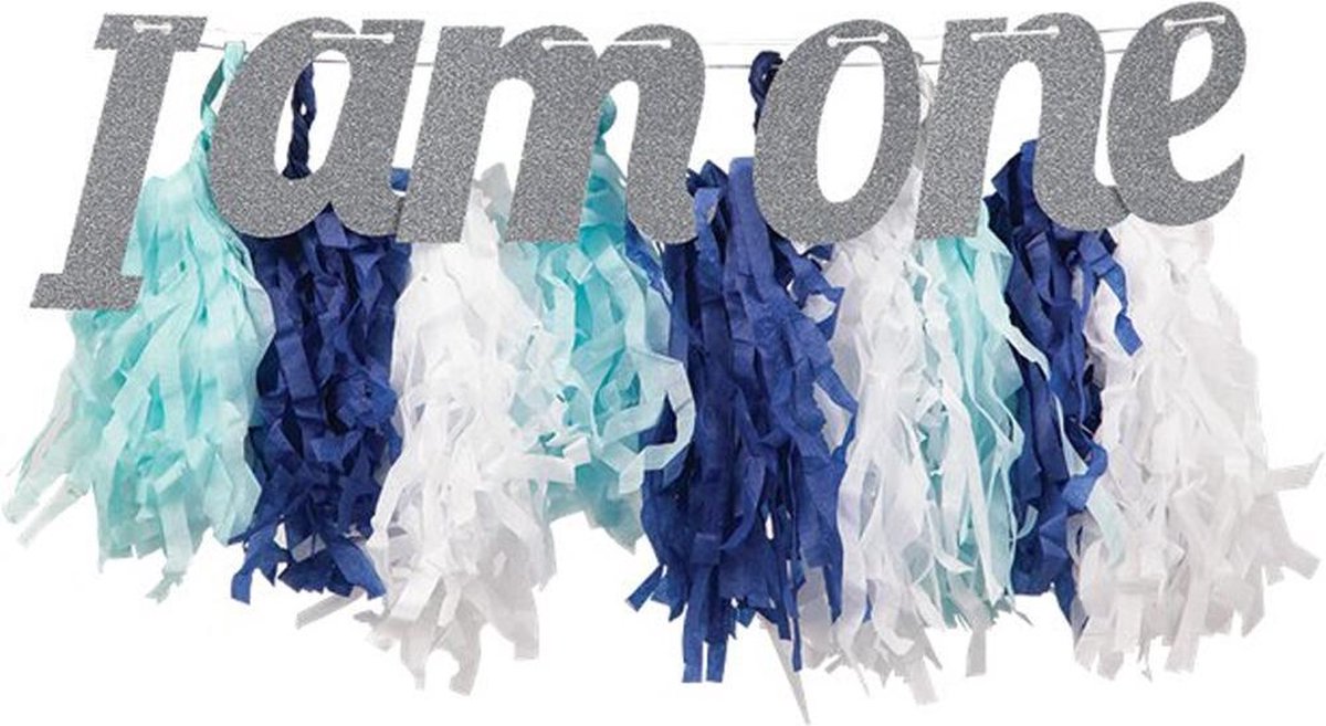 ‘I Am One’ Blauw - 85 Centimeter