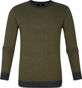 Suitable Katoen Thomas Pullover Donkergroen - maat XL