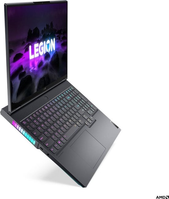 Lenovo Legion 7 Notebook 40,6 cm (16") WQXGA AMD Ryzen 7 32 GB DDR4-SDRAM 1000 GB SSD NVIDIA GeForce RTX 3070 Wi-Fi 6 (802.11ax) Windows 11 Home Grijs