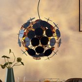 Lucande - hanglamp - 6 lichts - ijzer, kunststof - E14 - , goud