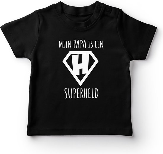 Matching shirts Vader & Zoon - Mijn papa is een superheld - Papa maat L & Zoon maat 92 (alle maten beschikbaar) van Familie Trends — afbeelding 4
