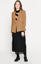 LOLALIZA Klassieke blazer - Camel - Maat XL