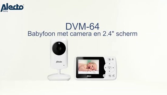 Alecto DVM-64 - Babyfoon met camera - Temperatuurweergave - Wit | bol.com