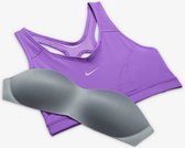 Nike Dames Medium-Support 1-Piece Pad V-Neck Sports Bra Maat S