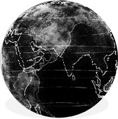 WallCircle - Tableau - Ligne Terre - Multicolore - 150 X 150 Cm
