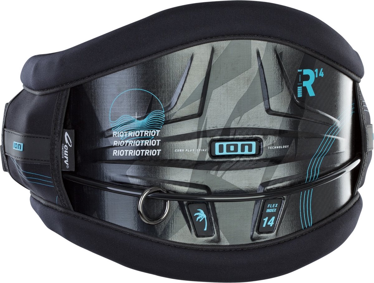 ION Kitesurf Heren Trapeze Riot Curv Black