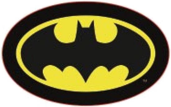 Marvel Coussin Batman Junior 38 X 24 Cm Polyester Zwart/ Jaune