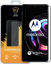 Motorola Edge 20 Pro Screenprotector - MobyDefend Gehard Glas Screensaver - Zwarte Randen - Screen Protector - Glasplaatje Geschikt Voor: Motorola Edge 20 Pro