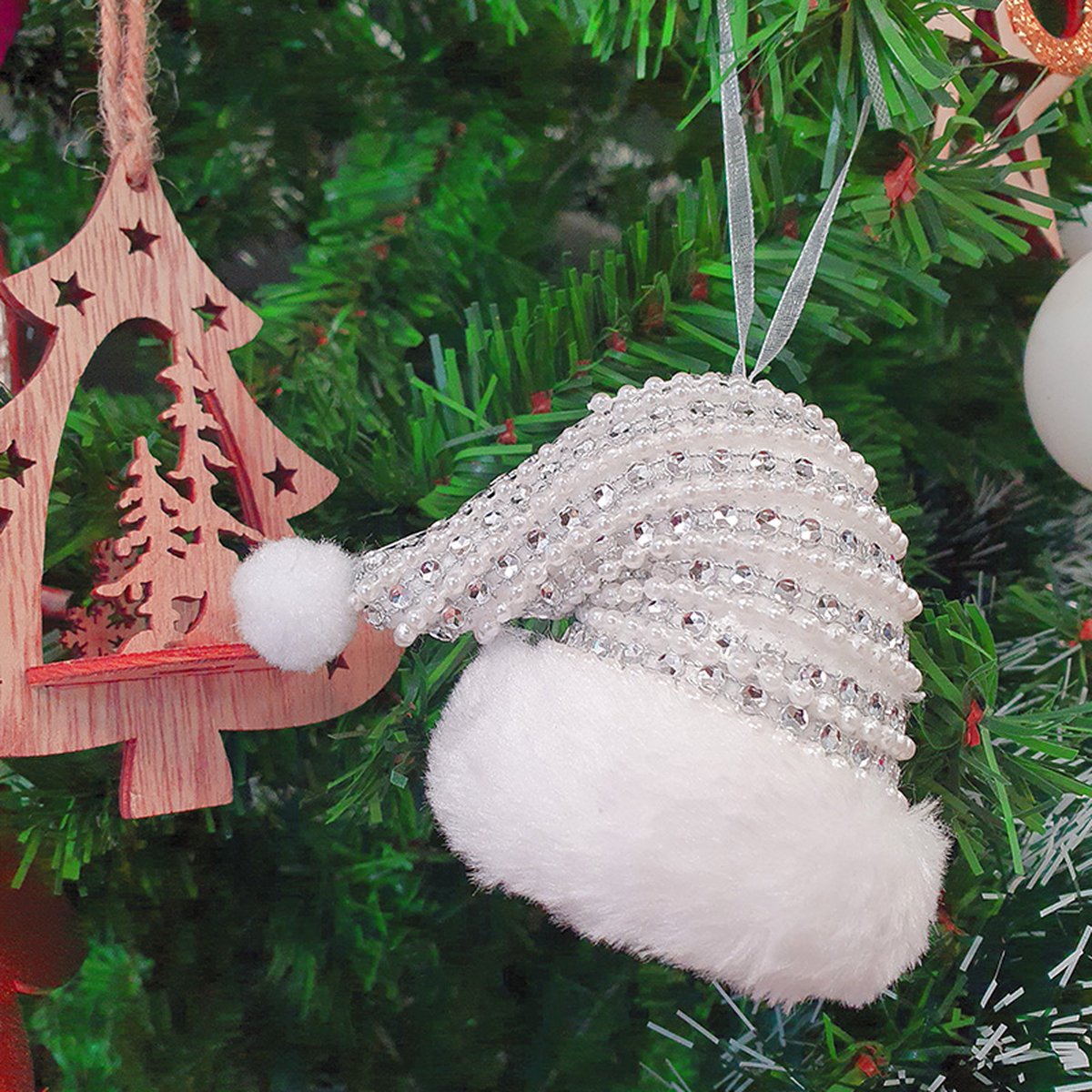 Sapin Decoration Christmas Bonnet 7,5 cm om op te hangen