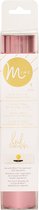Heidi Swapp • Paquet de papier d'aluminium 15,9 cm x 1,5 m Rose clair.