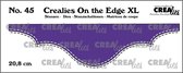 Crealies On the Edge - XL snijmal - no. 45 met dubbele stikste