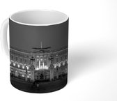 Mok - Buckingham palace in de avond - zwart wit - 350 ML - Beker