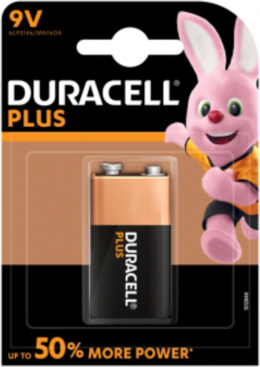 Duracell Batterij 9V MN1604 - LR61 Alkaline