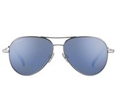 Serengeti, zonnebril, model carrara, kleur 8547, shiny silver, glas: polarized blue mirror