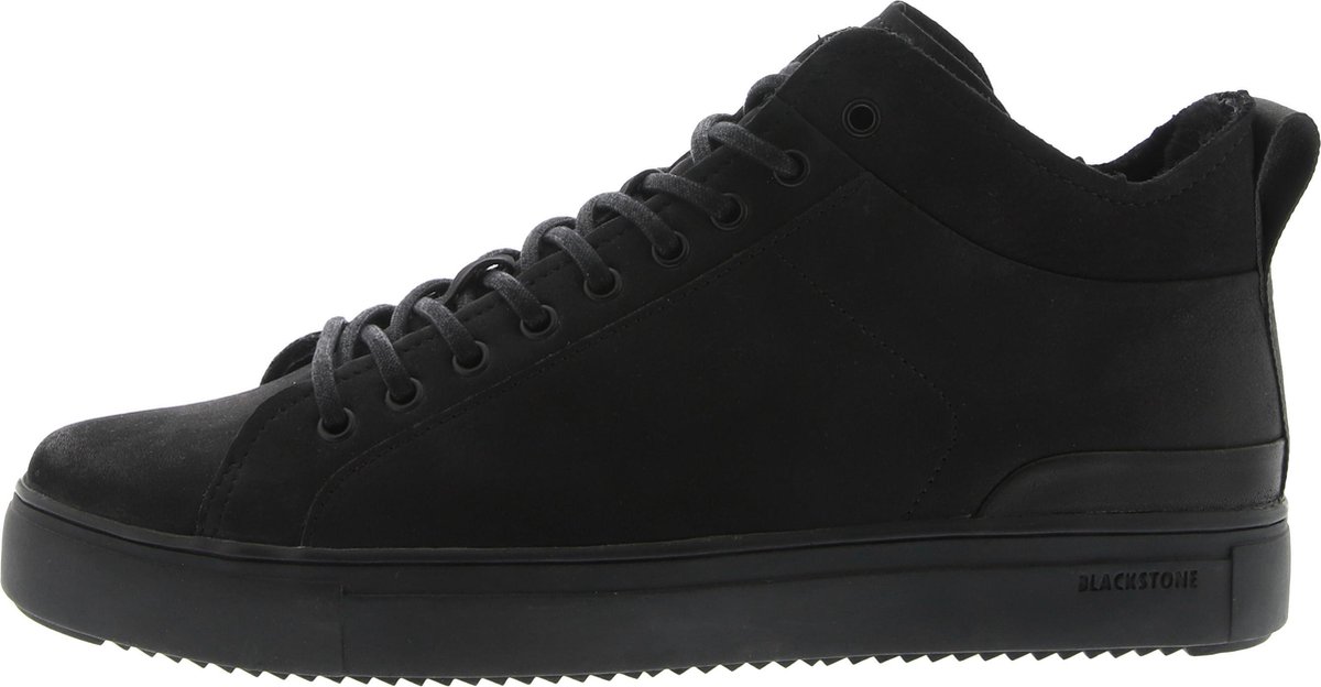 Blackstone Sg28 Black MID Sneakers , Zwart, Heren - Schoenen.nl