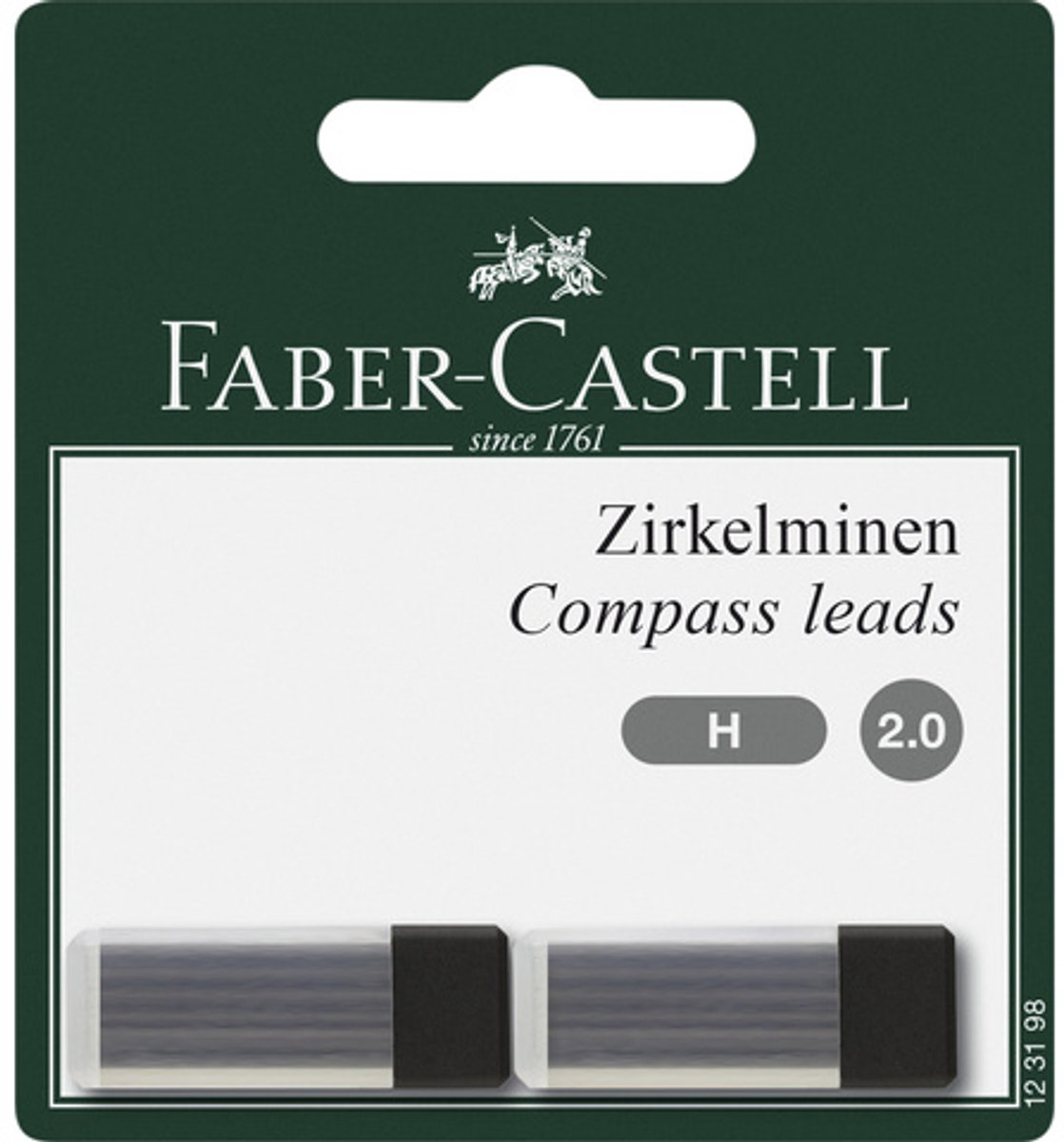 Faber-Castell potloodstiftjes passer - 25mm - H -2x 6 stuks blister - FC-123198