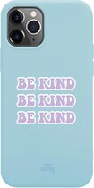 iPhone 12 Pro Case - Be Kind Blue - xoxo Wildhearts Short Quotes Case