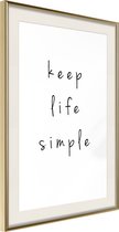 Poster Simple Life 20x30