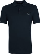 Fred Perry - Polo Basic Navy - Slim-fit - Heren Poloshirt Maat L