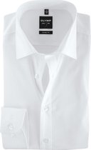 OLYMP Level 5 body fit overhemd - wit - Strijkvriendelijk - Boordmaat: 39