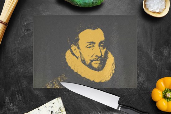 Planche à découper en Verres - Glas - Guillaume d' Oranje - Adriaen Thomasz - Maîtres anciens - Planches à découper