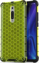 Mobigear Honeycomb Hardcase Hoesje - Geschikt voor Xiaomi Mi 9T - Groen