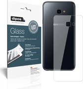 dipos I 2x Pantserfolie helder compatibel met Samsung Galaxy J4 Plus (2018) Rückseite Beschermfolie 9H screen-protector