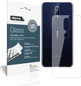 dipos I 2x Pantserfolie helder compatibel met Nokia X7 (2018) Rückseite Beschermfolie 9H screen-protector