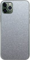 Geschikt voor iPhone 11 Pro Max hoesje - Metaal print - Aluminium - Stippen - Siliconen Telefoonhoesje
