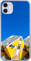 Geschikt voor iPhone 11 hoesje - Rotterdam - Kubus - Woning - Siliconen Telefoonhoesje