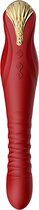 King Vibrating Thruster - Wine Red - G-Spot Vibrators