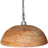 Hanglamp  - houten lamp  - 40 cm rond - Trendy  -  H16cm