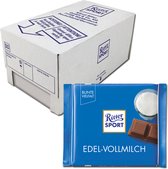 Ritter Sport extra fijne melkchocolade 100 gr