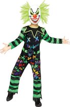 Amscan Verkleedpak Haha Clown Junior Polyester Zwart/groen Mt 140/152