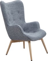 Liv's Kaxrud Fauteuil - Modern - Grijs - Metaal - 80 cm x 99 cm x 92 cm