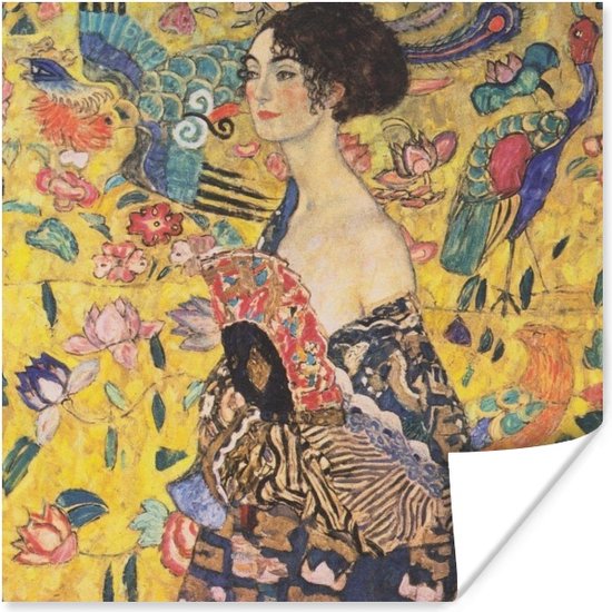 Poster Judith II - schilderij van Gustav Klimt - 30x30 cm