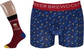 Apollo | 2-Pack Christmas Giftset | Boxershort & Socks | Beer