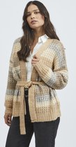 Vila Vest Viabril L/s Knit Cardigan/su 14068506 Fungi/chai Tea/s Dames Maat - L