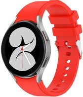 Strap-it Siliconen bandje perfect fit - geschikt voor Samsung Galaxy Watch 6 40 & 44mm / Watch 6 Classic 43mm & 47mm / Watch 5 40 & 44mm / Watch 5 Pro / Watch 4 40 & 44mm / Watch 4