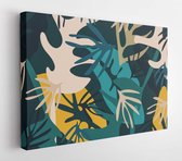 Abstracte moderne retro botanische achtergrond - moderne kunst canvas - horizontaal - 1565076565 - 40*30 Horizontal