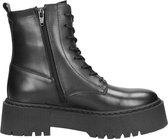 SUB55 Dames veterschoenen Veterschoenen Hoog - zwart - Maat 36