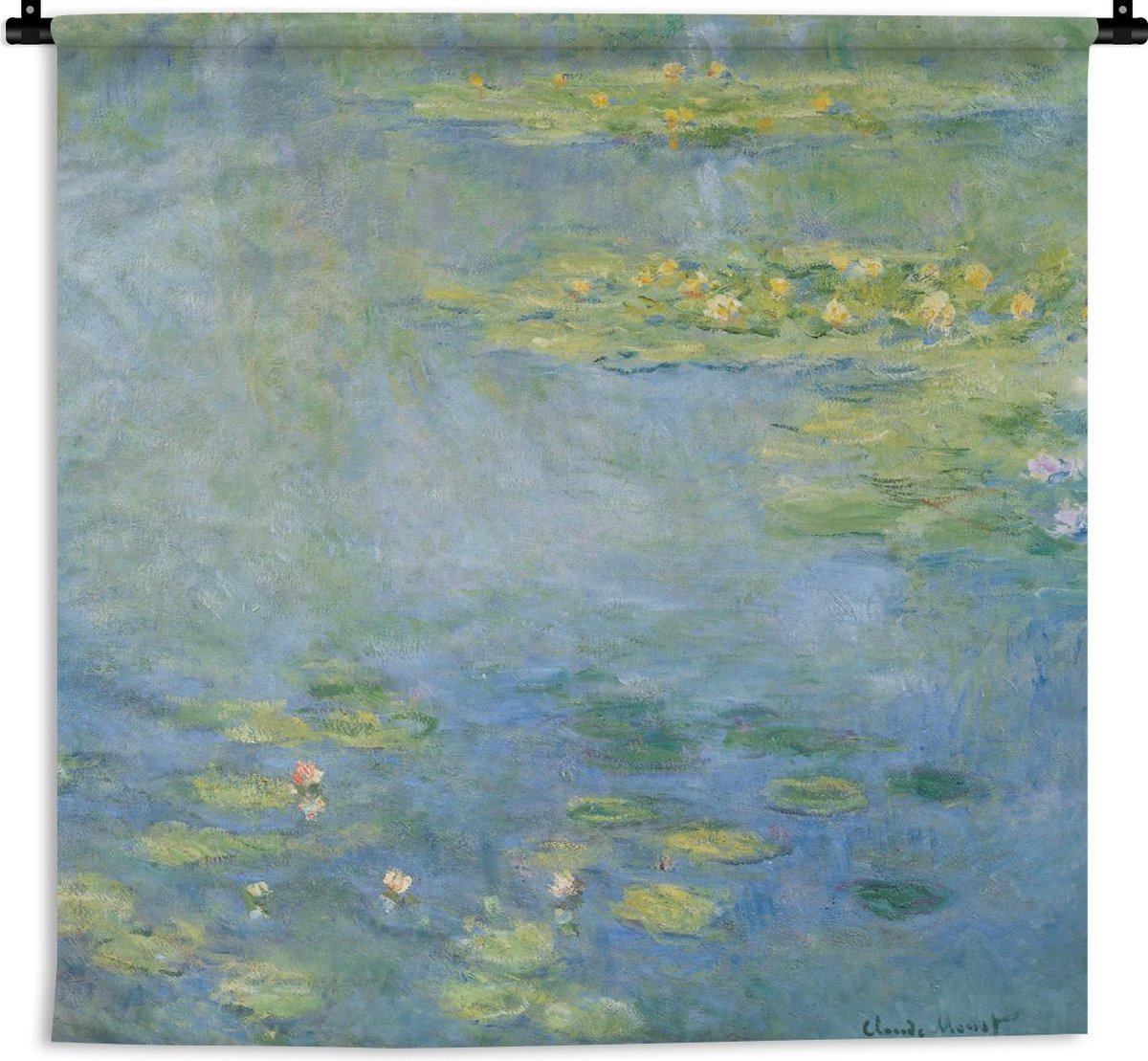 Tapisserie Murale Les Nymphéas De Monet - 89x70 Cm - Coton Doublé - Art Belge - Neuf