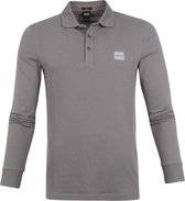 Hugo Boss LS Polo Passerby Grijs - maat XXL