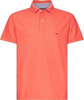 Tommy Hilfiger Polo Neon Oranje - maat XL