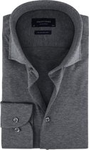Profuomo Knitted Jersey Overhemd Grijs - maat 38