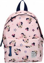 rugzak Minnie Mouse 31 x 22 cm polyester roze